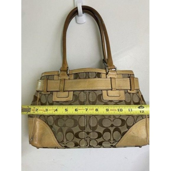 coach graffiti customized with and applique tan sh - Picture 4 of 10